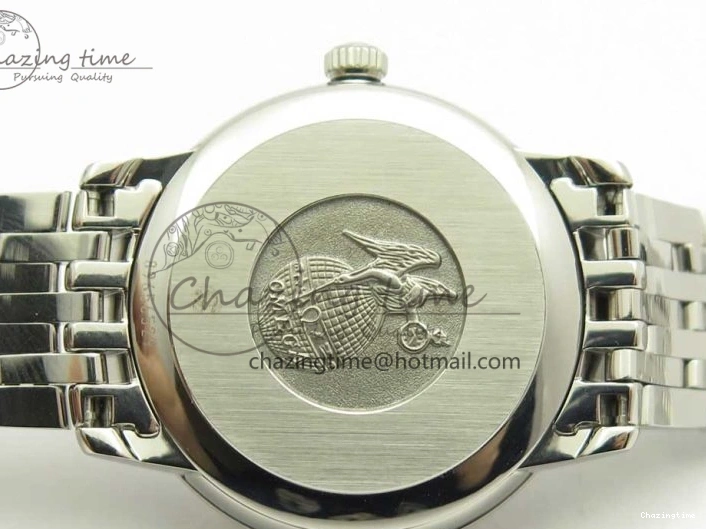 0712 De Ville Prestige Ladies 32.7mm SS MKF 1:1 Best Edition White Dial RG Markers on SS Bracelet MIYOTA Soft 7970